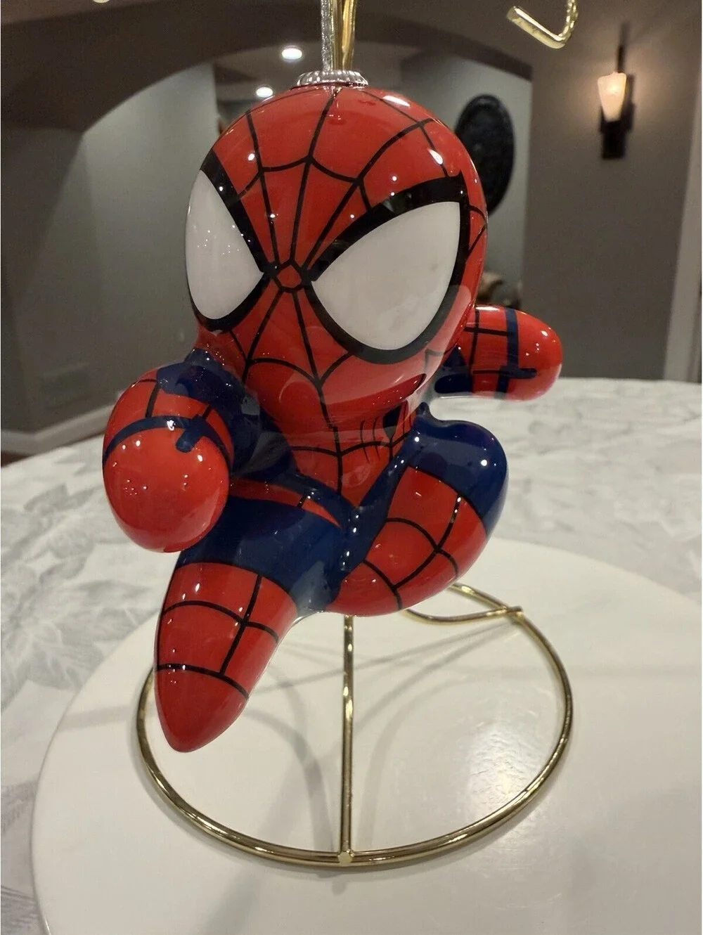 Hallmark Marvel Spider-Man Ornament Shatterproof New With Tags
